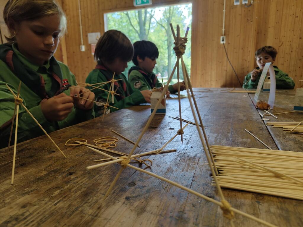 Mini pionieren op de opendag 2025